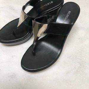 BCBG platform sandals